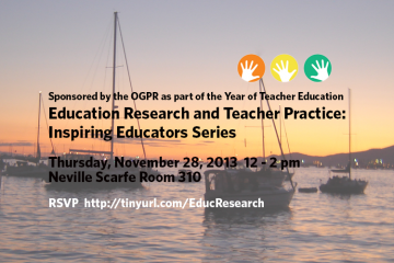 Education Research and Teacher Practice: Inspiring Educators Series