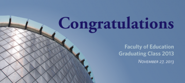 Congratulations to all Graduating Education Students