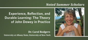 CCFI 565A 952: Experience, Reflection, and Durable Learning: The Theory of John Dewey in Practice