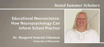 EPSE 565D 951: Educational Neuroscience: How Neuropsychology Can Inform School Practice