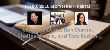 Congratulations to our FoE SSHRC Storytellers Challenge finalists!
