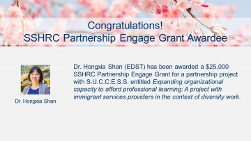 Congratulations Dr. Hongxia Shan!