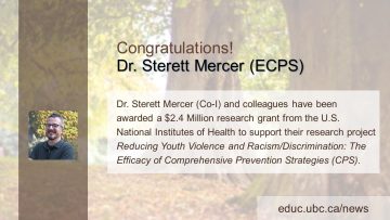 Congratulations Dr. Sterett Mercer!