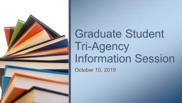 Graduate Student Tri-Agency Information Session