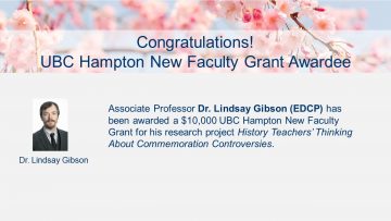 Congratulations Dr. Lindsay Gibson!