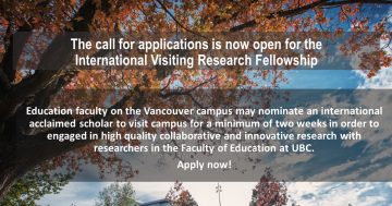 Faculty of Education International Research Visiting Fellowship
