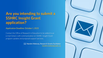 ORE: Considering a 2023 SSHRC Insight Grant Application?